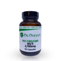 Dr. Duffy’s 2,790mg 30:1 CBD/CBG Capsules 100% THC-Free
